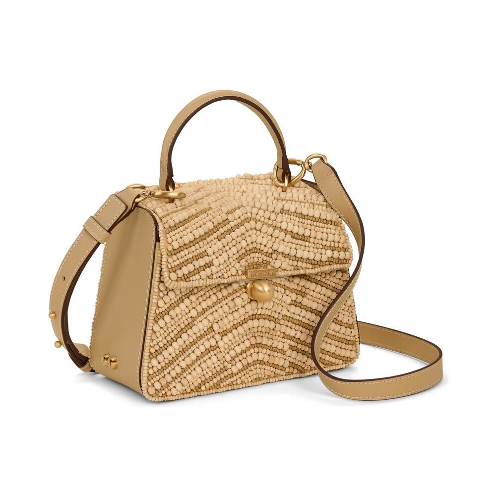 NWOT Cult Gaia Sybil Beaded Top Handle Bag Purse